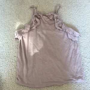 Pink Fringe Tank Top